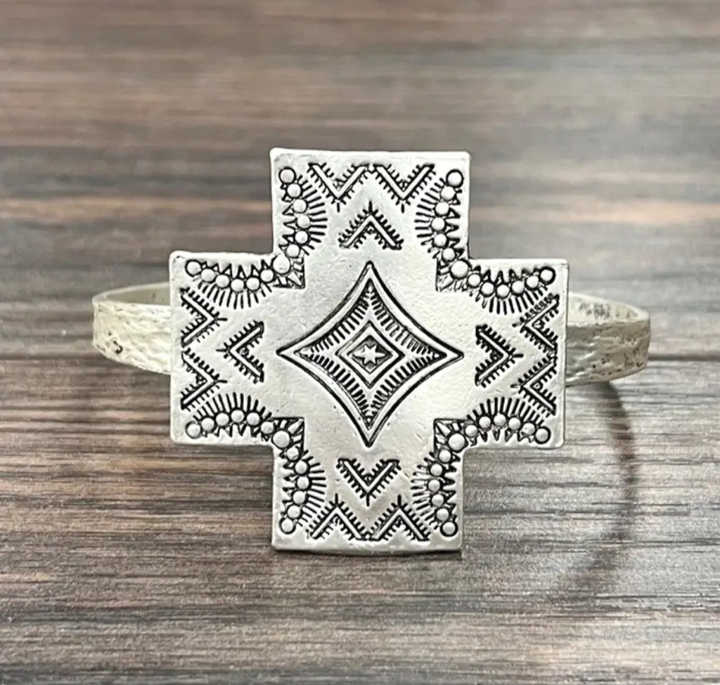 Aztec Cuff Bracelet