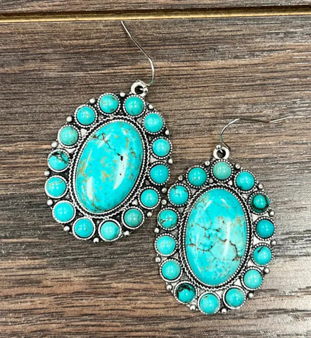 Navajo Turquoise Earrings