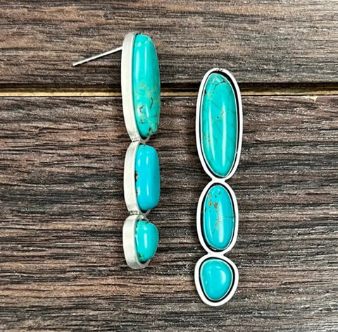 Turquoise Stud Earrings