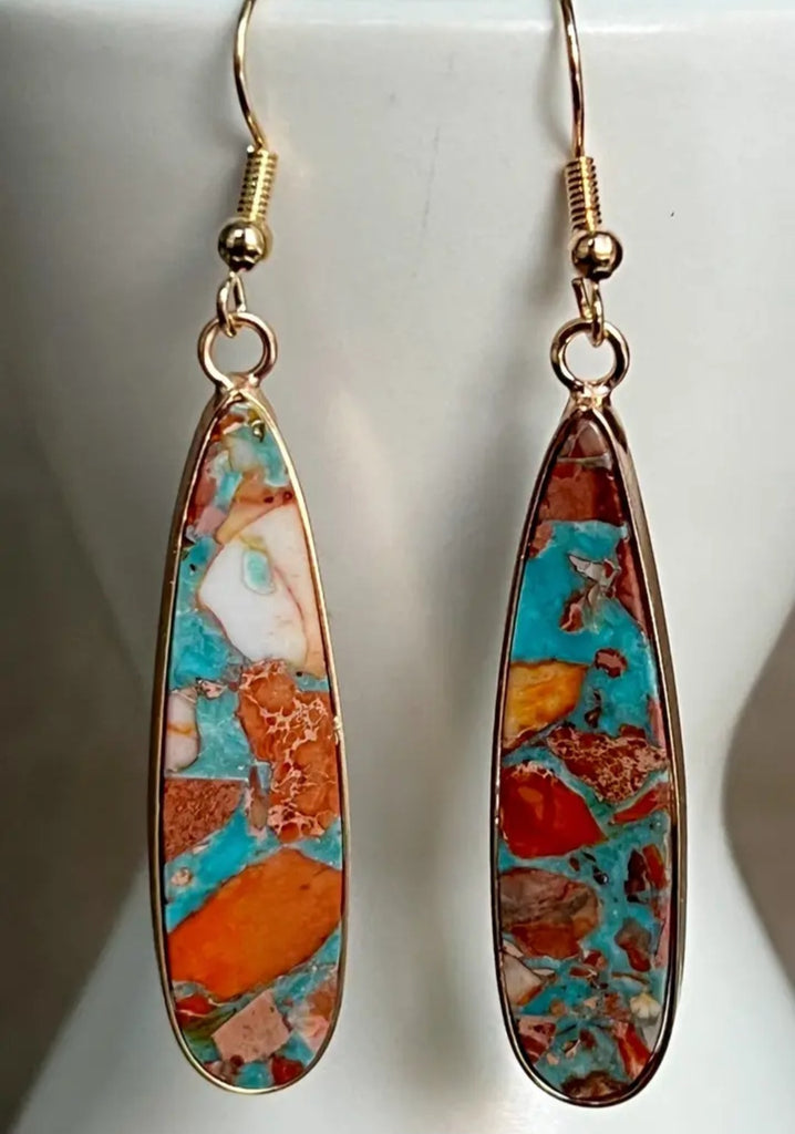 Samira Imperial Jasper Earrings