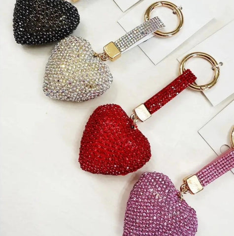 Bling Bling Fancy Heart Keychain
