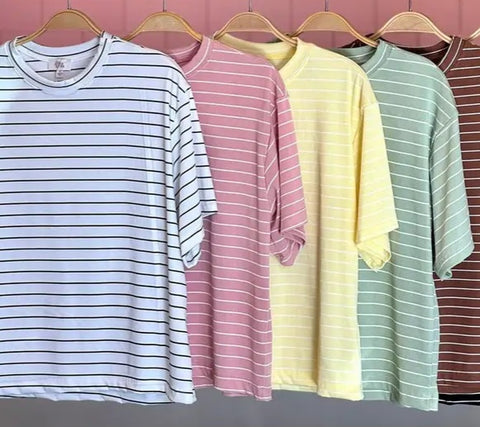 Oversized Striped Top