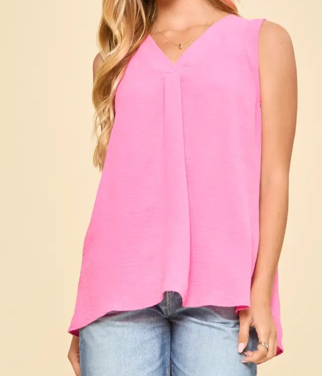 Textured Woven Tank Top