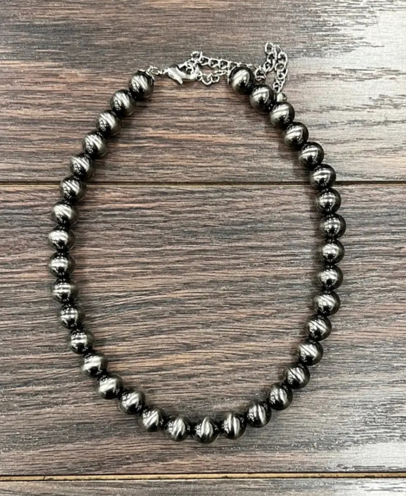 16" Handmade 12mm Western Style Necklace