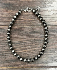 16" Handmade 12mm Western Style Necklace