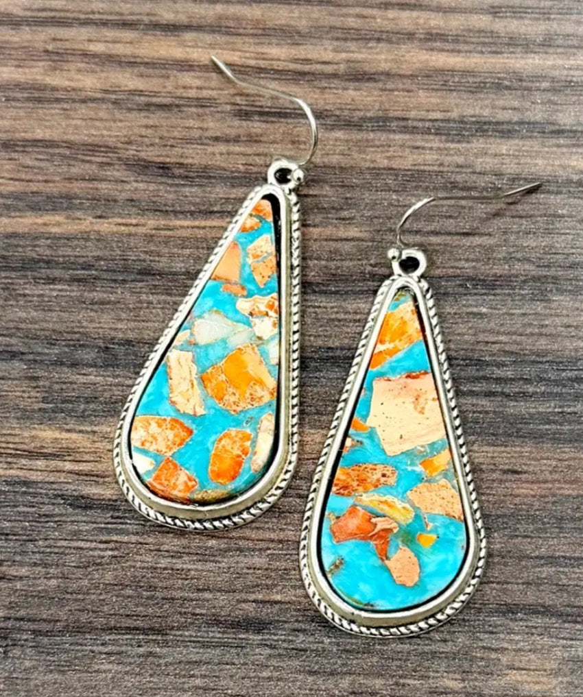 Western Gemstone Earrings