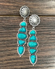 Turquoise Post Earrings