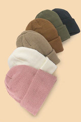 Soft Ribbed Knit Beanie