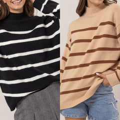 Striped Oversized Sweater