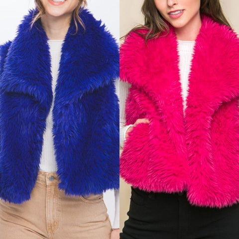 Faux Fur Vest