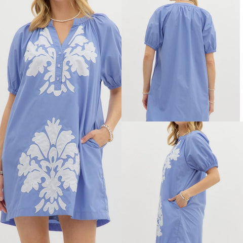 Floral Printed Mini Dress