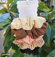 Solid Scrunchie Set