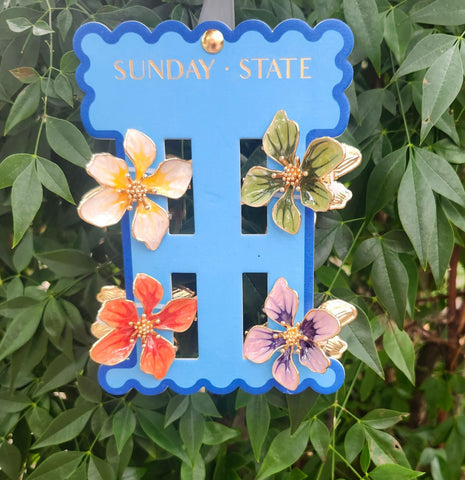 Acrylic Flower Clips