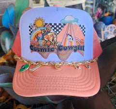 Trucker Hat With Chain