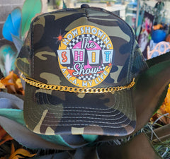 Trucker Hat With Chain