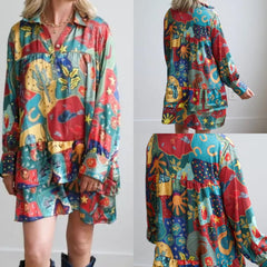 Cowboy Satin Dress
