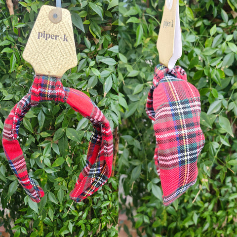Plaid Knot Headband