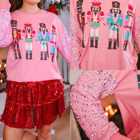 Nutcracker Sequin Top