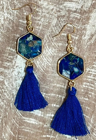 Janet Blue Earrings