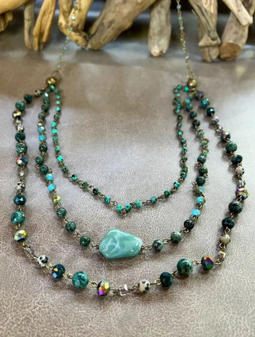 Camden African Turquoise Necklace