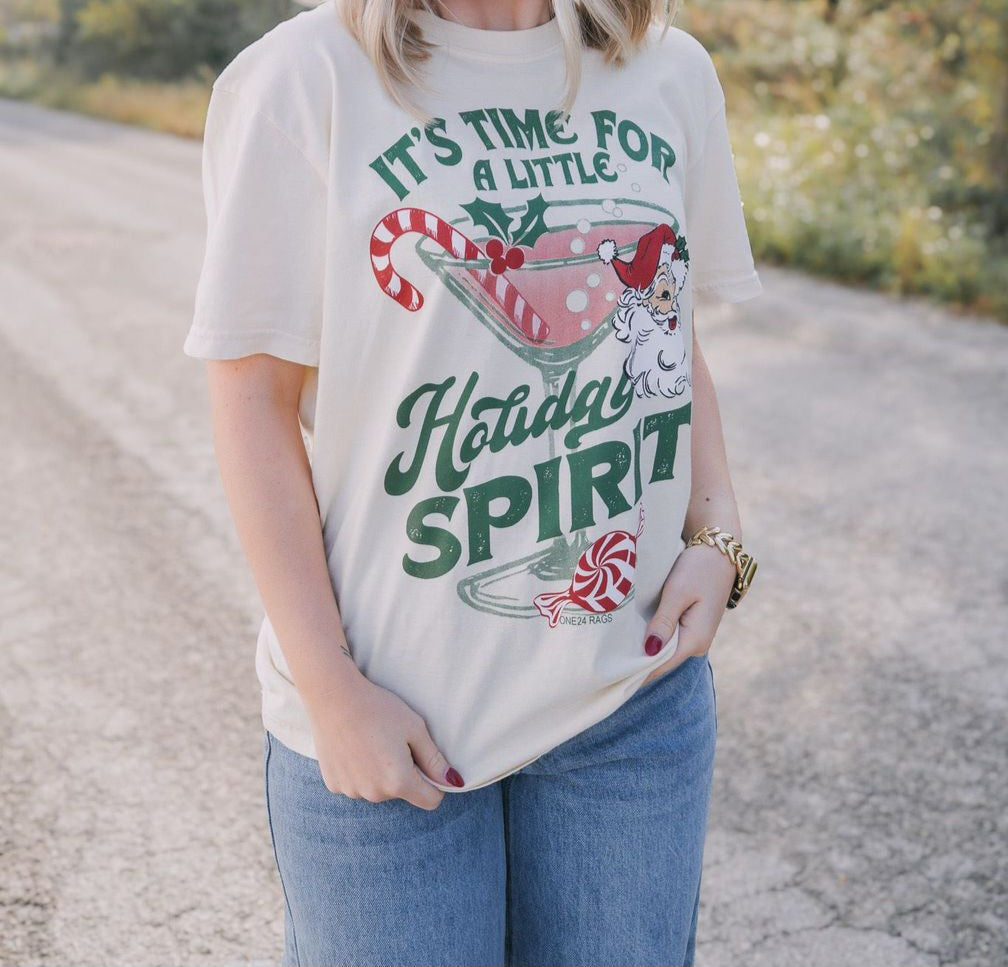 Holiday Spirit Christmas Tee