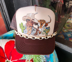 Trucker Hat With Chain