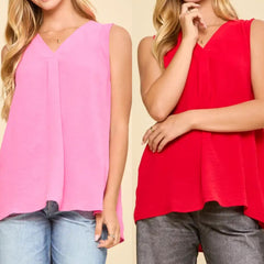 Textured Woven Tank Top
