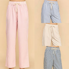 Stripe Straight Leg Pants