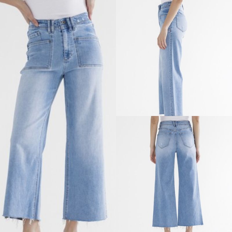 Super High-Rise Wide Leg Jeans