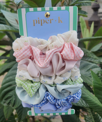 Spring Hair Scrunchies