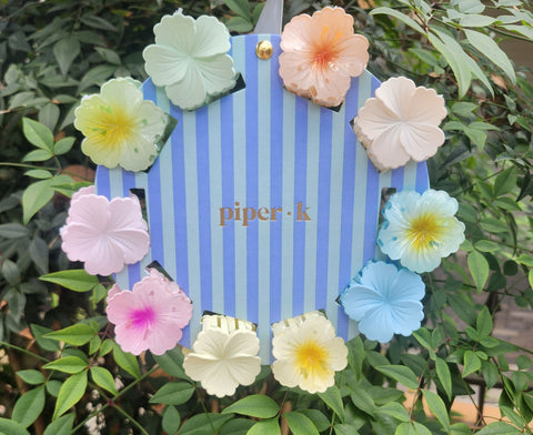 Mini Hawaiian Flower Hair Clips