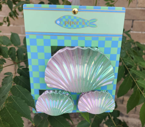 Mermaid Shell Hair Clips