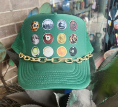 Trucker Hat With Chain
