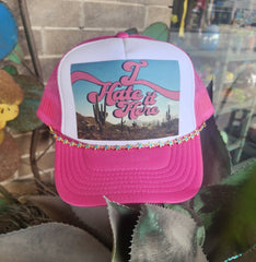 Trucker Hat With Chain