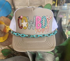 Trucker Hat With Chain