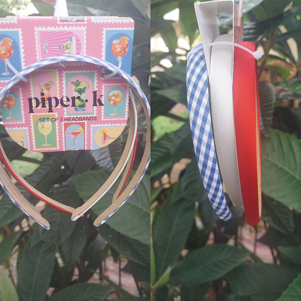 Patriotic Checkered Headbands