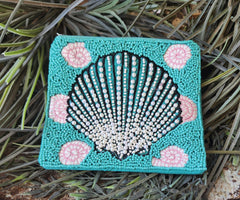 Beach Zipper Coin Pouch
