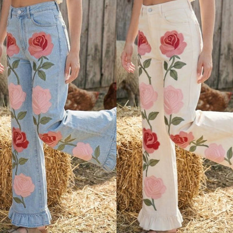 Rosette Daydream Tailored Flare Pants