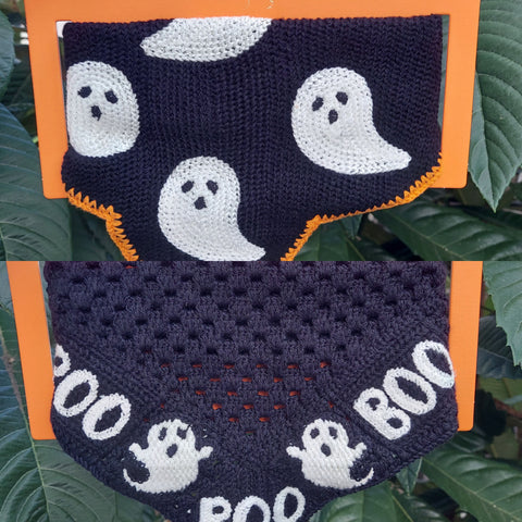 Halloween Crochet Hair Bandanas
