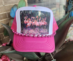 Trucker Hat With Chain