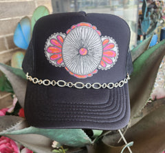 Trucker Hat With Chain