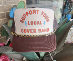 Trucker Hat With Chain