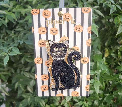 Halloween Shimmer Cat Hair Clip