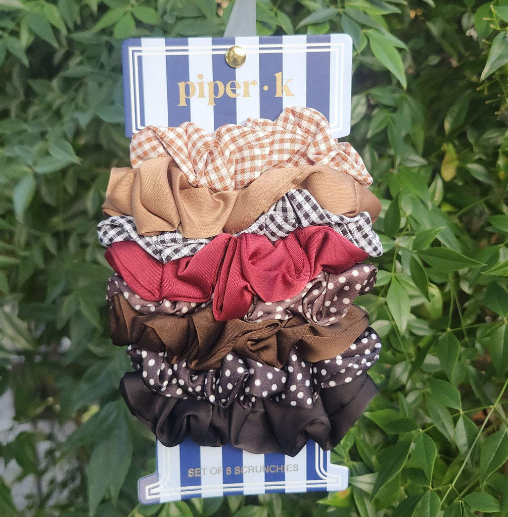 Polka Dot/Checkered Scrunchies