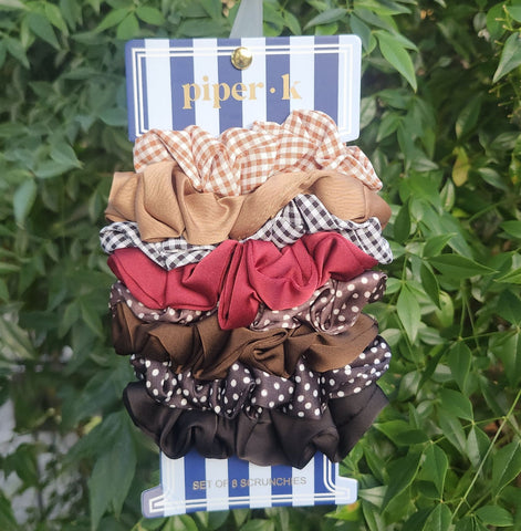 Polka Dot/Checkered Scrunchies
