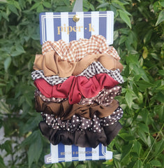 Polka Dot/Checkered Scrunchies