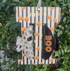 Boo Halloween Hair Clips