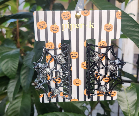 Halloween Spider Hair Clips