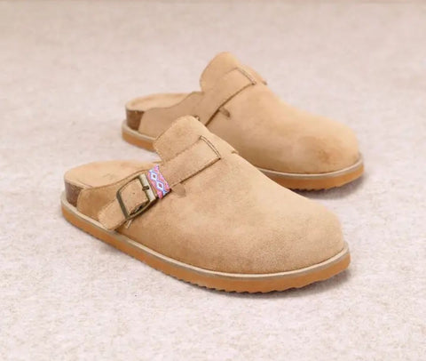 Suede Clogs