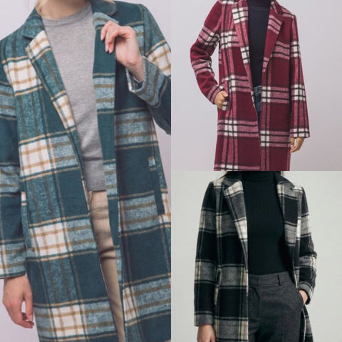 Plaid Walker Coat